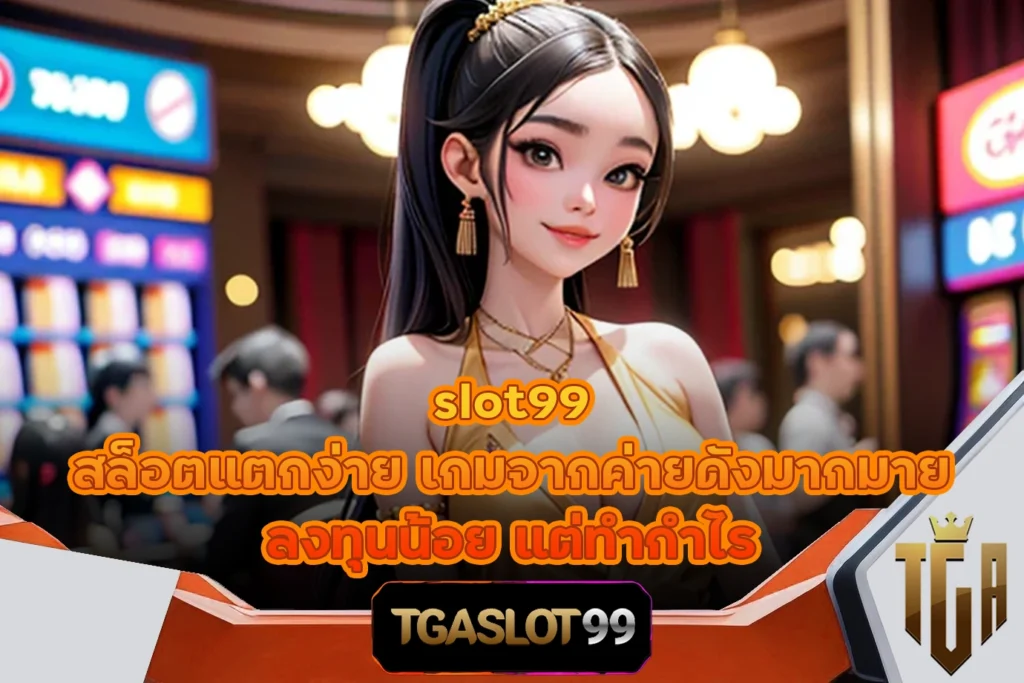 slot99 สล็อตแตกง่าย เกมจากค่ายดังมากมาย ลงทุนน้อย แต่ทำกำไร TGASLOT99 TGA99